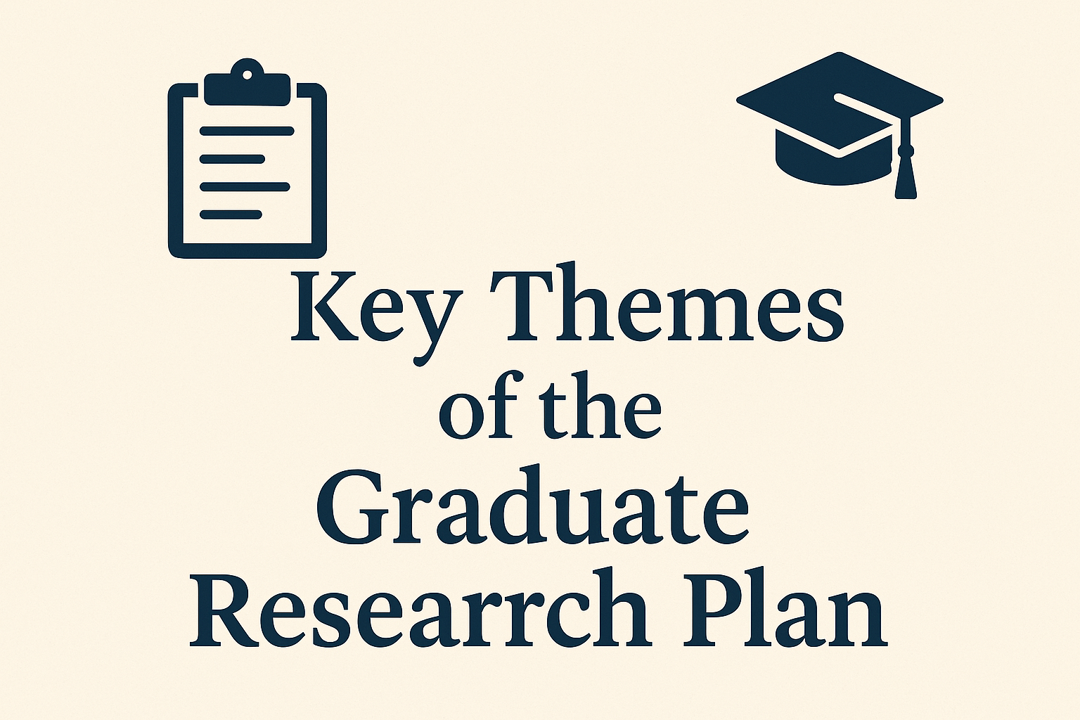 the Graduate Research Plan