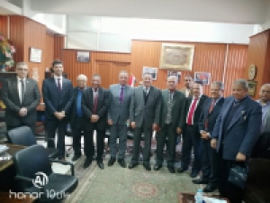 Prof.Dr. Samir Hamad suddenly visit the faculty of engineering/ Benha  20-12-2019