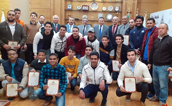 Benha University receives student&#039;s Delegation from Suez University