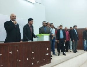 BU president inspects on the students unions’ election in the University