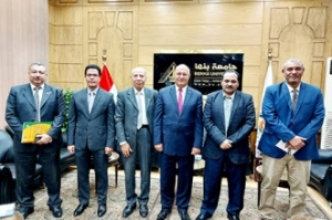 Prof. Dr. Gamal Sosa, Benha University President congratulated all the staff and students at Benha University on the Occasion of Spring Feasts, he hoped that God Almighty blesses us and he hoped welfare, prosperity and peace for all Egyptian people.