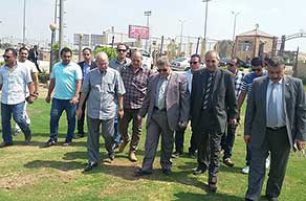 Benha University President inspects Faculty of Physical Education