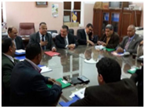 Benha University President heads the 1st Meeting of Faculty Members Club