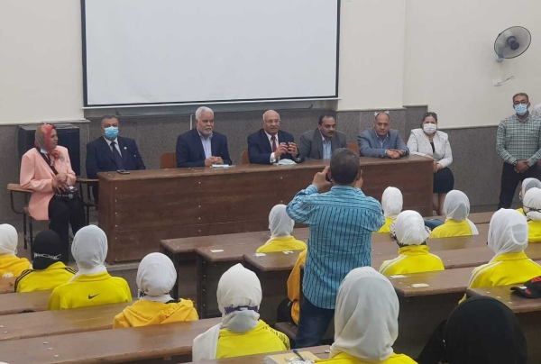 Benha University President inspects Faculties of Nursing, Physical Education and Natural Therapy