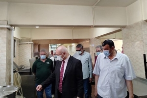 Prof. Gamal Soussa inspects Benha University Hostels at Kafr Saad