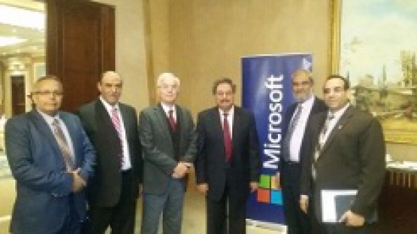 The participation of Benha University’s delegation in Microsoft conference in the Nile Ritz hotel at Cairo